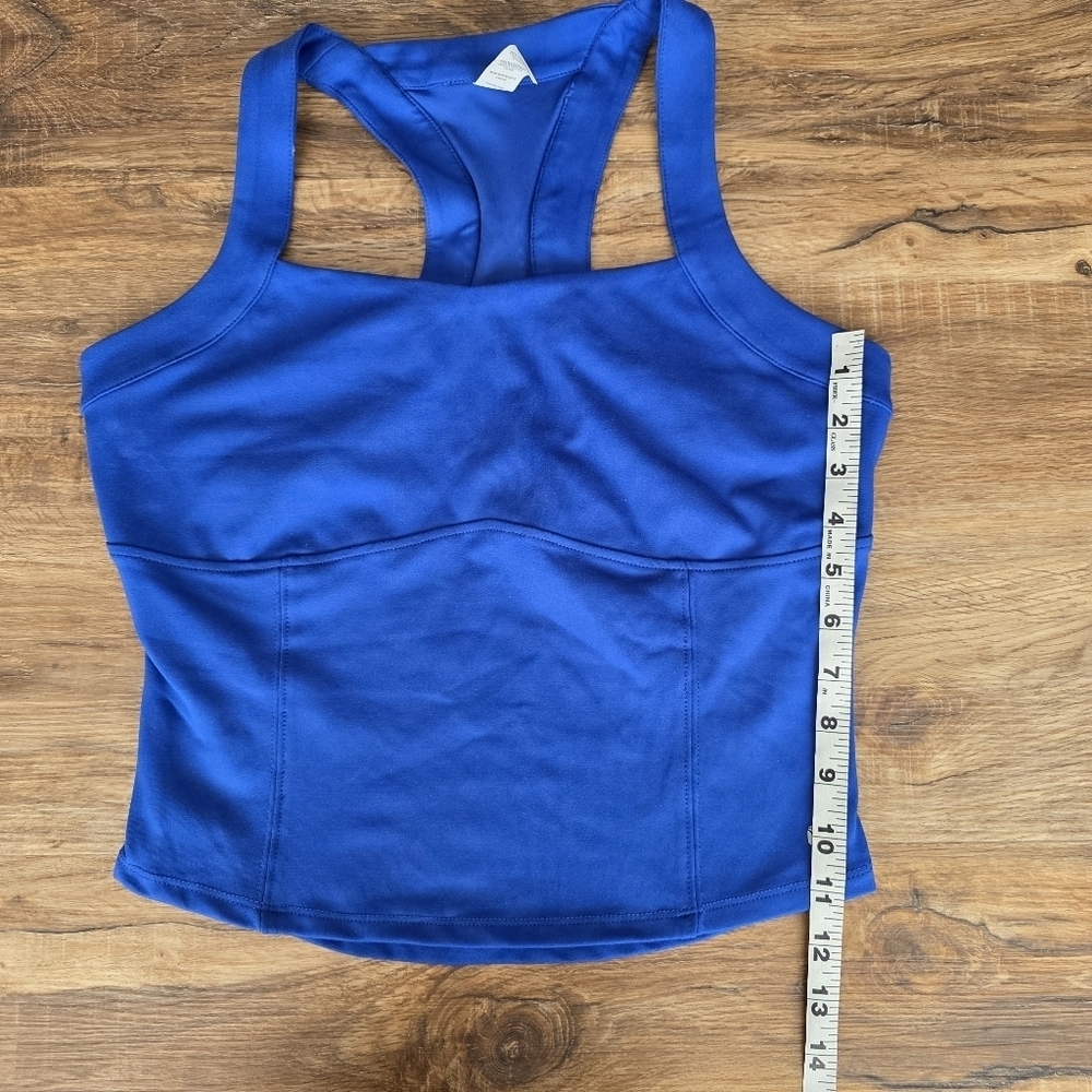 Markia Women's Blue Athletic Racerback Tank Top Size Medium - Picture 8 of 10